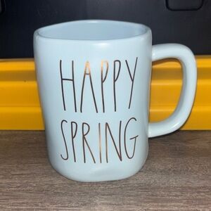 Rae Dunn Happy Spring Mug - Soft Blue